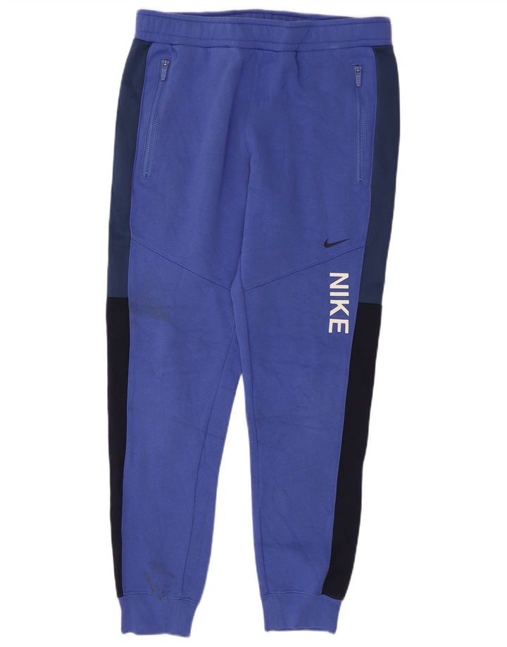 Nike Træningsdragt til mænd Joggers Medium Blue Colourblock Bomuld