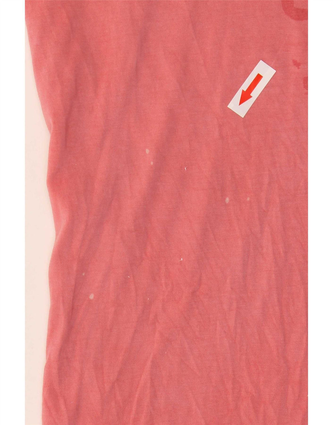 Diesel Herre grafisk T-shirt Top Medium Pink Bomuld