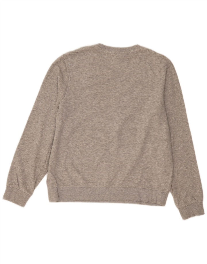Marks & Spencer Dame Sweatshirt Jumper UK 12 Medium Grey Bomuld