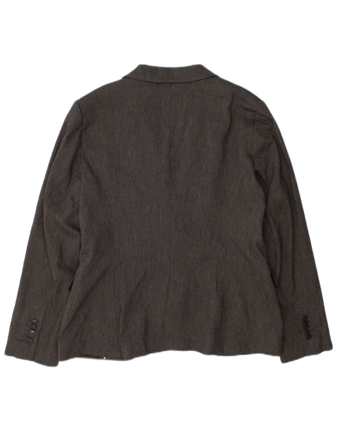 Zara Dame 1 Knap Blazer Jacket UK 18 XL Grå Viscose