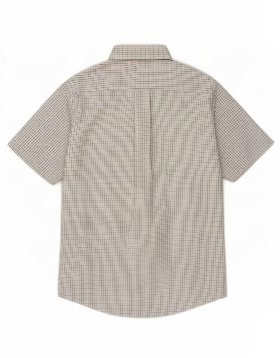 Orvis Kortærmet Herreskjorte Medium Hvid Gingham Bomuld