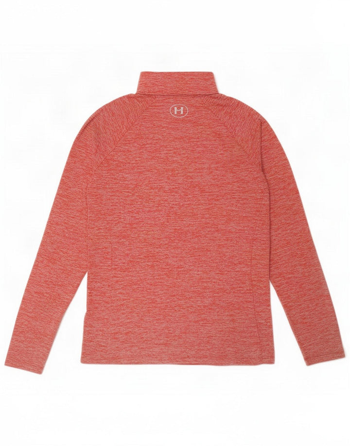 Under Armour Dame Heat Gear Pullover Træningsdragt Top UK 12 Medium Rød