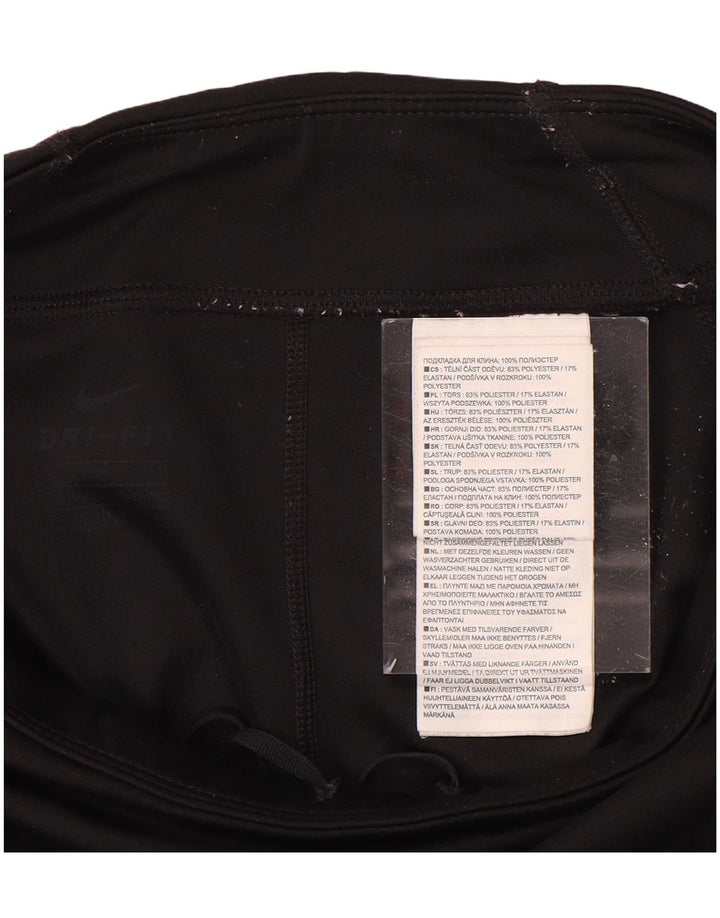 Nike piger grafiske leggings 10-11 år medium sort polyester
