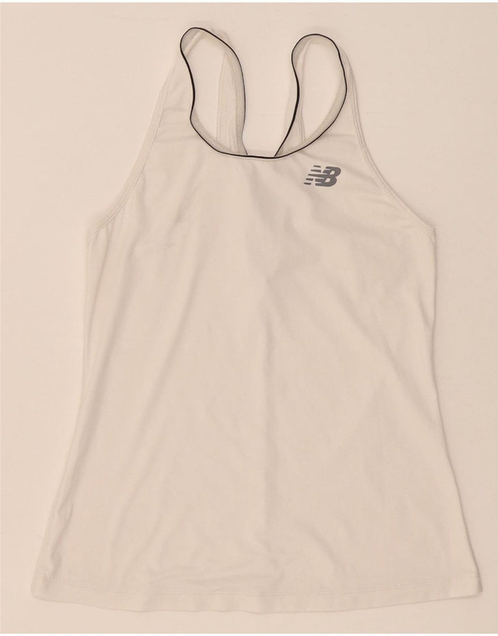 New Balance Damevest Top UK 8 Small White