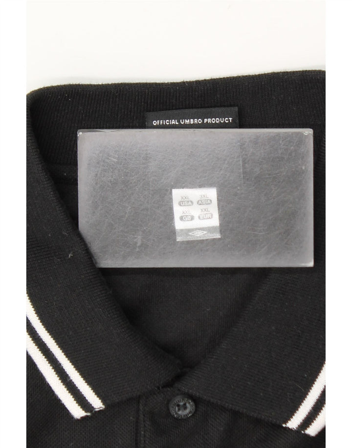Umbro Herre Polo Shirt 2XL Sort Polyester