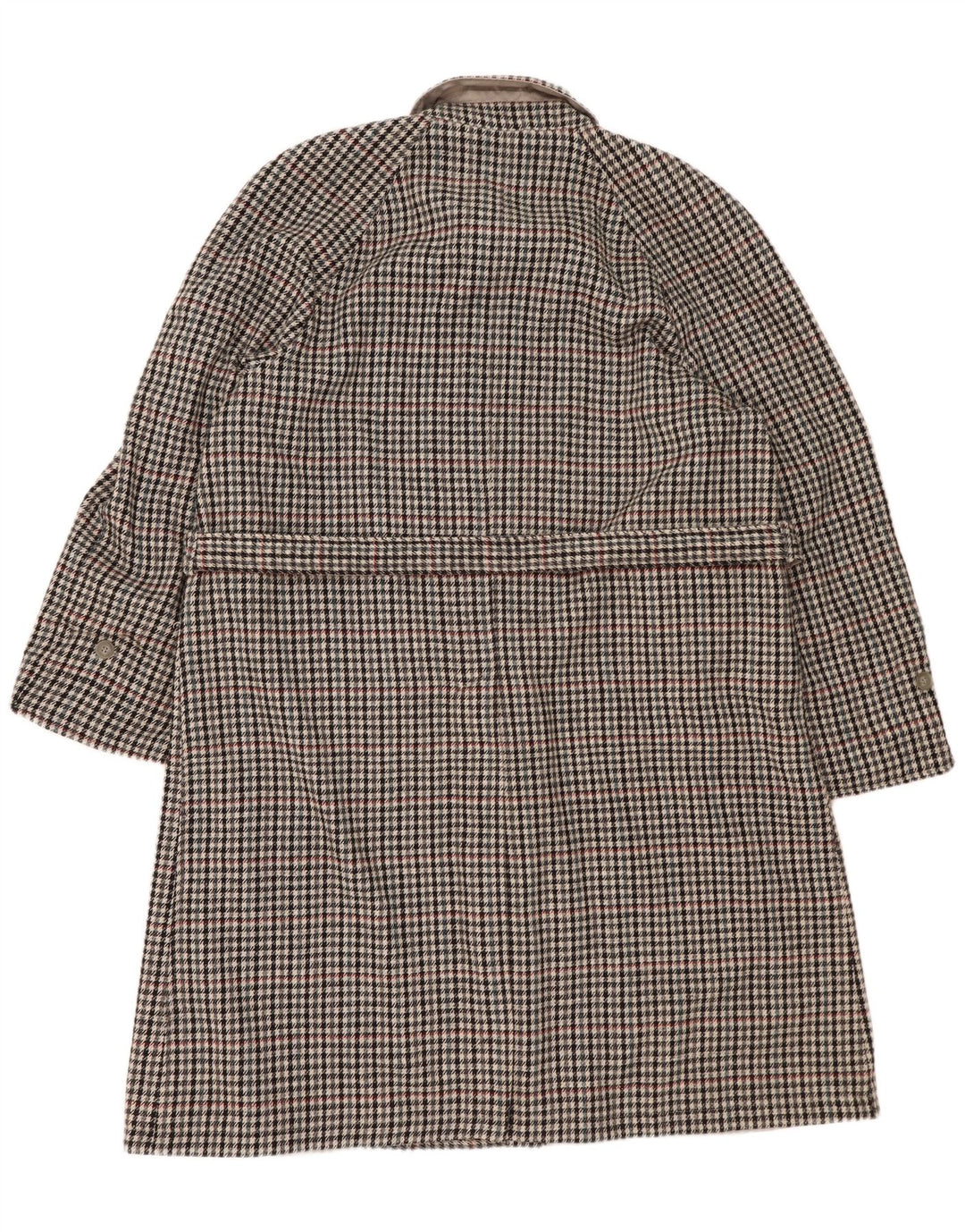 Hamilton Herre Vendbar Trench Coat IT 56 3XL Grå ternet polyester