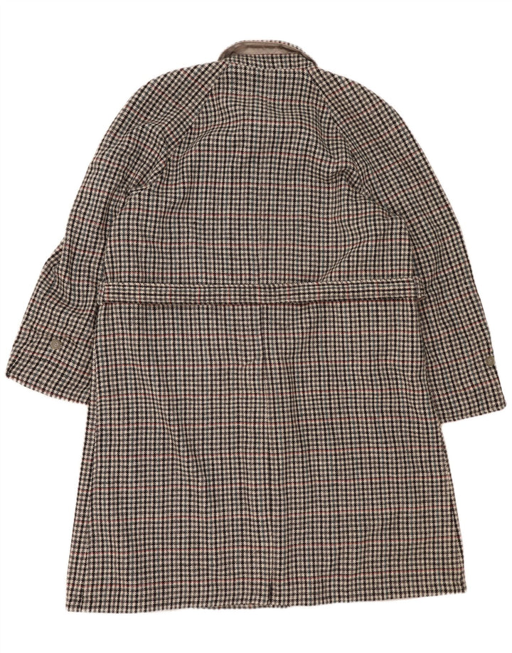 Hamilton Herre Vendbar Trench Coat IT 56 3XL Grå ternet polyester