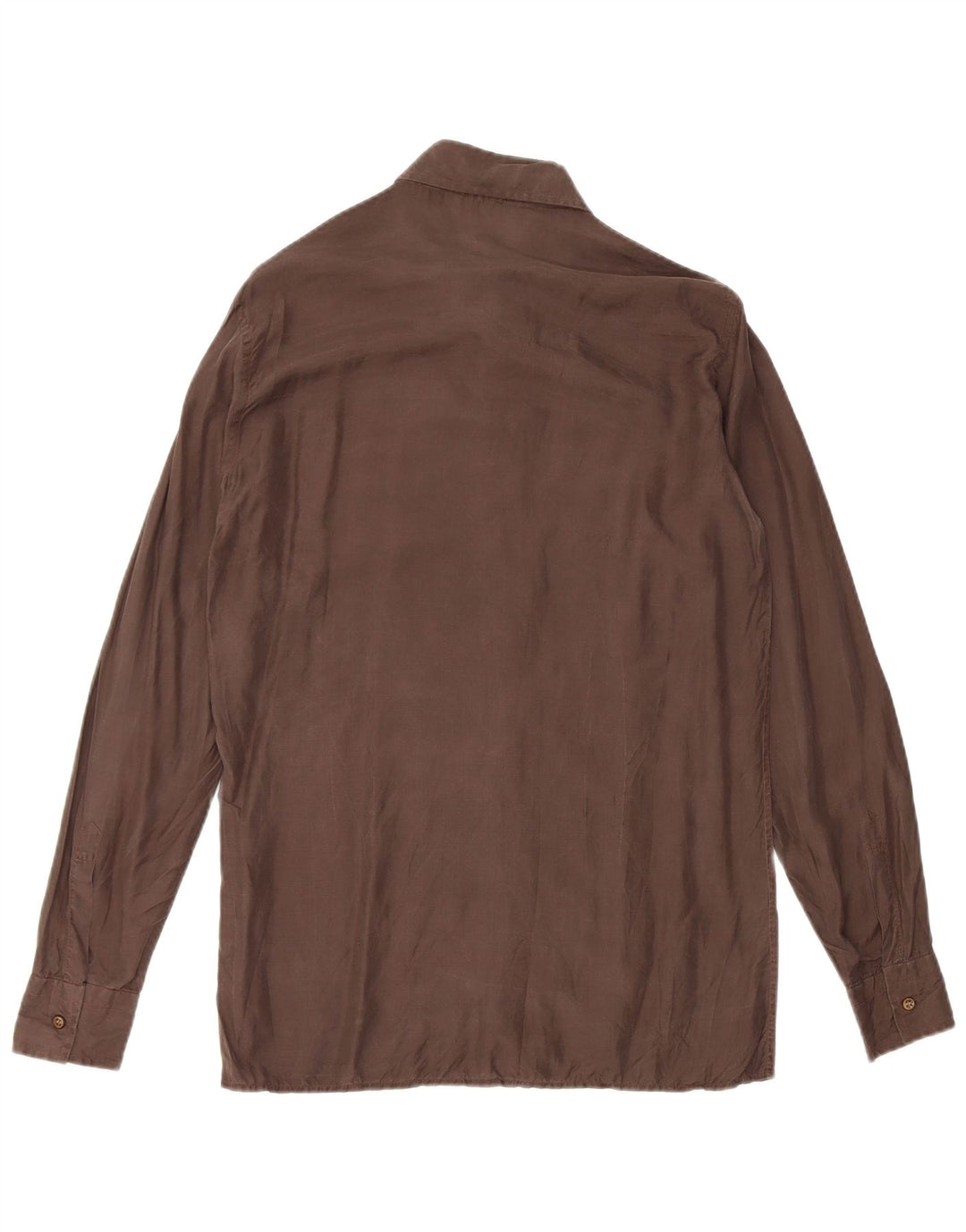 Vintage herreskjorte str. 39 15 1/2 medium brun