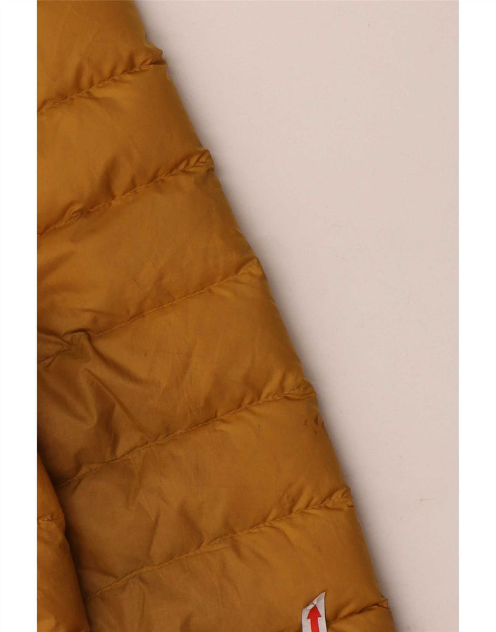 Patagonia Herre hættepolstret jakke UK 38 Medium Gul Polyester