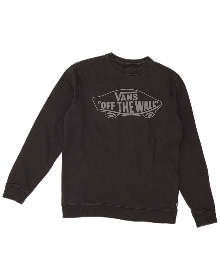Vans Herre Grafisk Sweatshirt Jumper Lille Sort