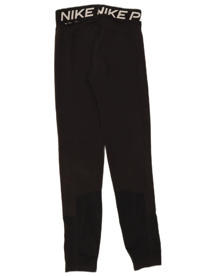 Nike piger grafiske leggings 13-14 år XL sort polyester