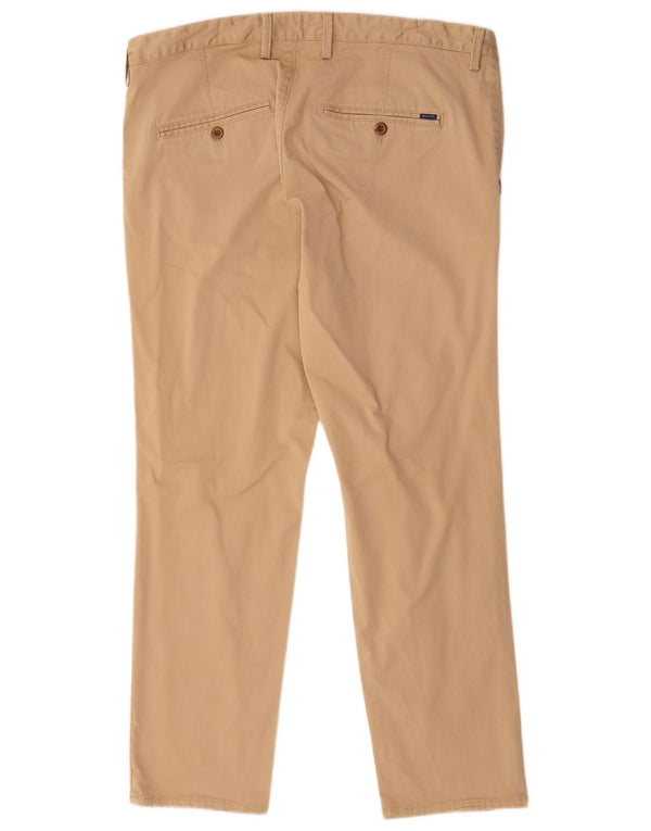Gant Herre Hallden Slim Chino Bukser W38 L30 Beige Bomuld