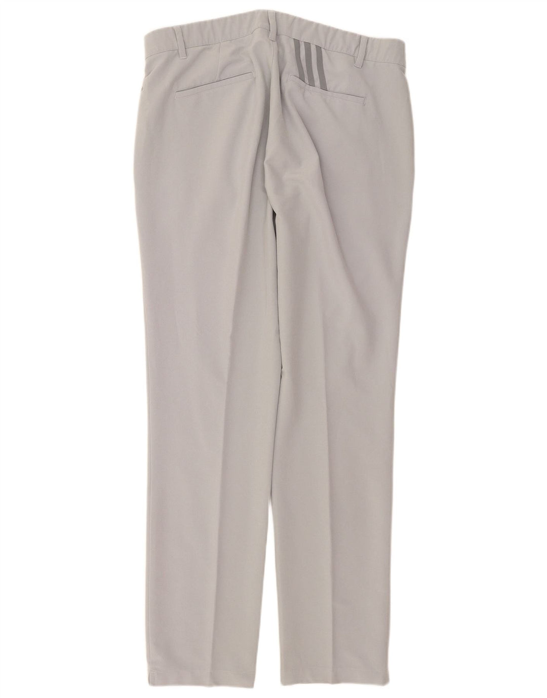 Adidas Straight Chino-bukser til mænd W36 L34 Grå polyester