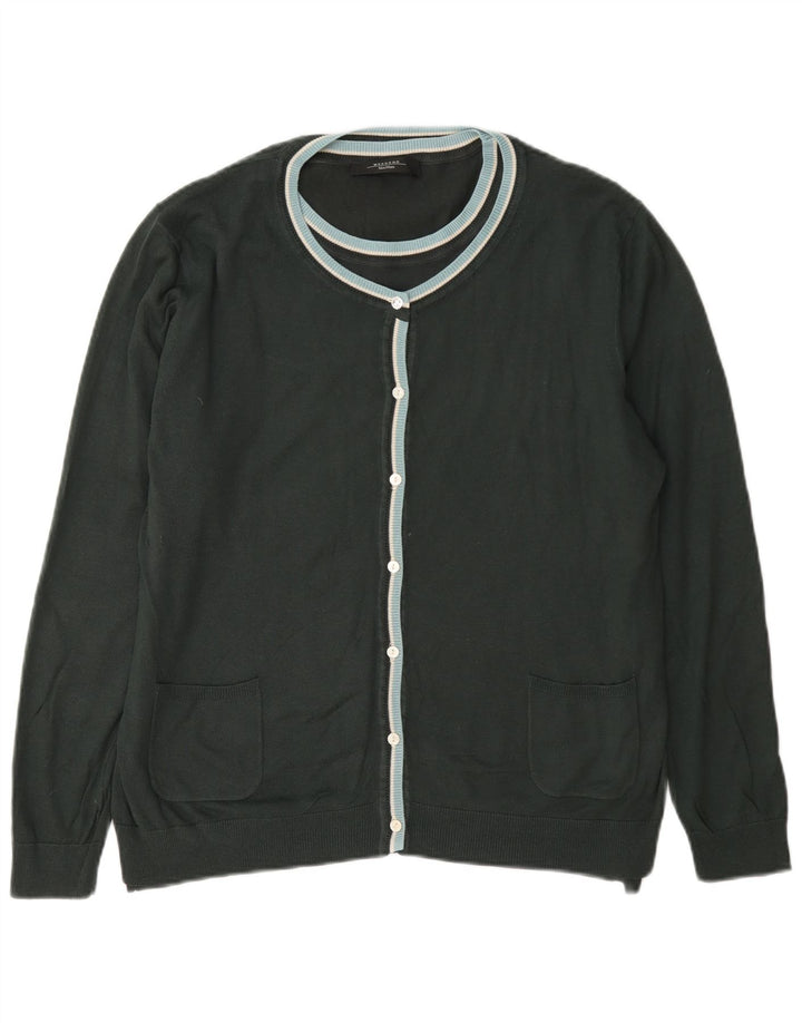 Max Mara Dame Weekend Cardigan Sweater UK 16 Large Green