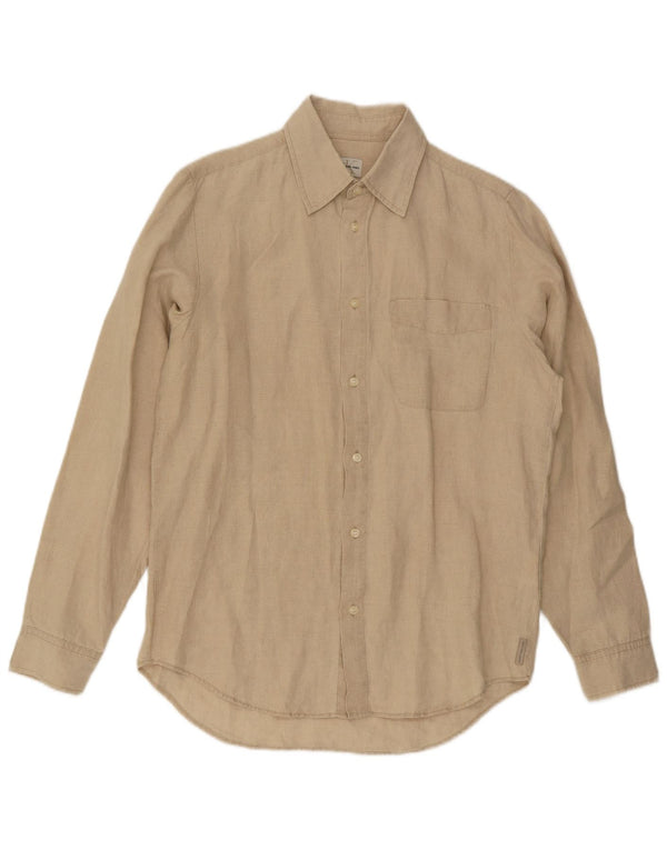 Calvin Klein Jeans Herreskjorte Medium Beige Linen