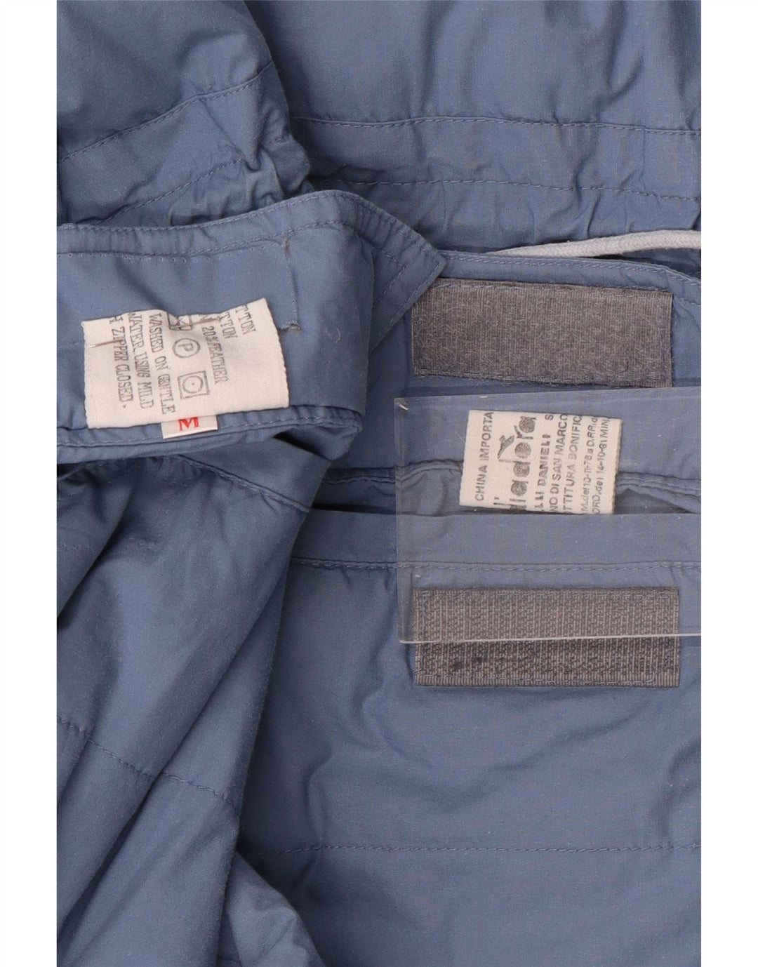 DIADORA Herre Loose Fit Vendbar polstret jakke UK 38 Medium Blue Cotton