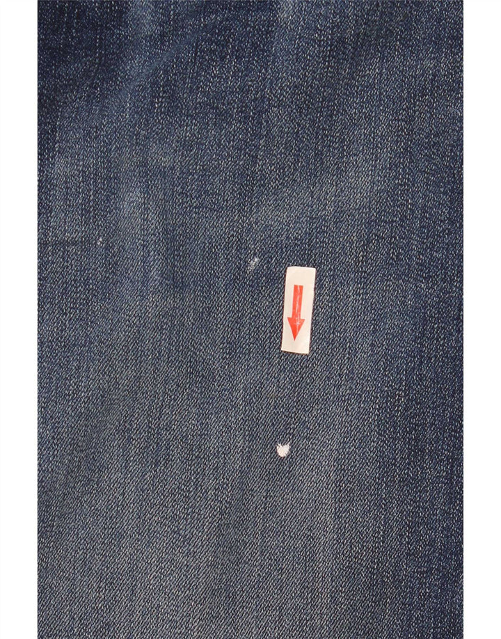 Marks & Spencer Straight Jeans til mænd W34 L33 Blå bomuld