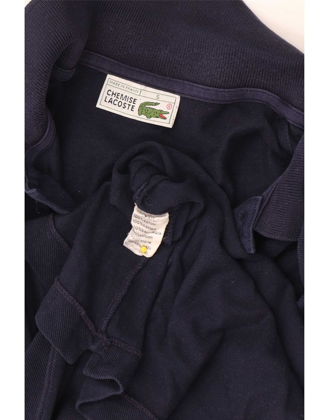 Lacoste Herre poloskjorte str. 5 Large Marineblå Bomuld
