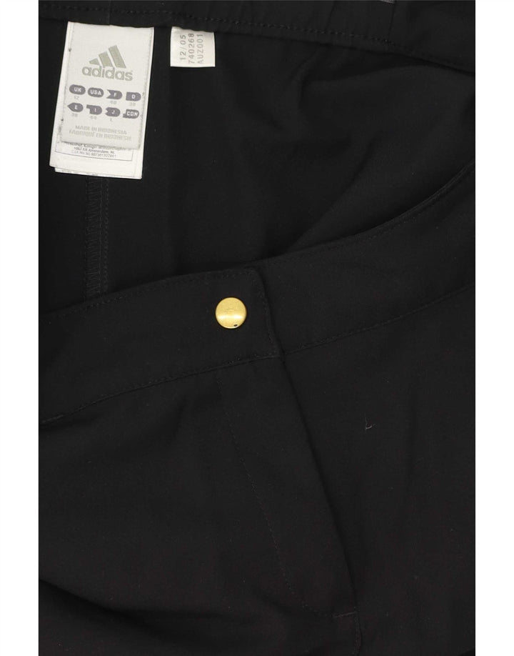 Adidas Dame Casual Shorts UK 12 Medium W32 Sort Polyester