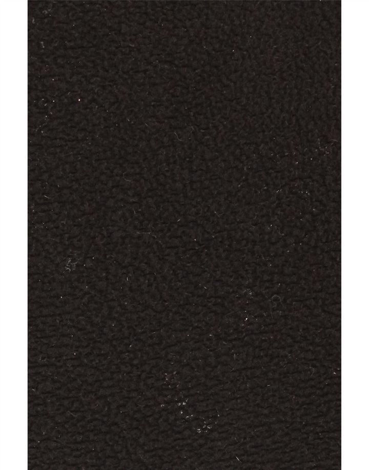 Weird Fish Herre Button Neck Fleece Jumper XL Sort Polyester