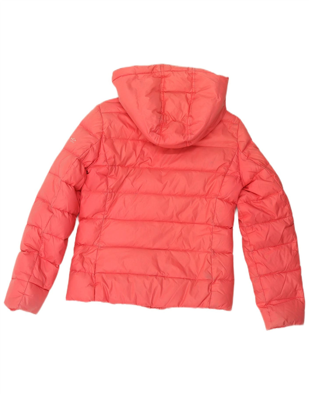Woolrich Polstret hættejakke til kvinder UK 10 Lille Pink Polyamid