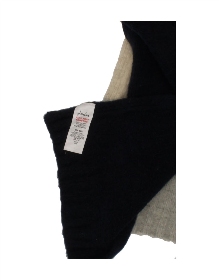 JOULES Womens Rectangle Scarf One Size Multicoloured Colourblock Acrylic Vintage Joules and Second-Hand Joules from Messina Hembry 
