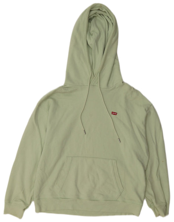 Levi's Dame hættetrøje Jumper UK 14 Medium Green Bomuld