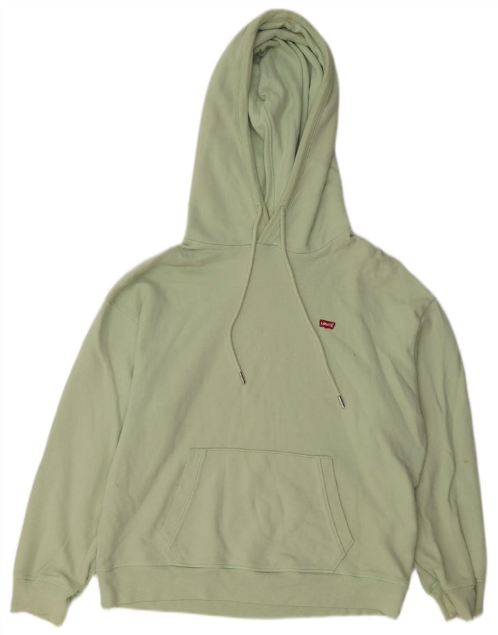 Levi's Dame hættetrøje Jumper UK 14 Medium Green Bomuld