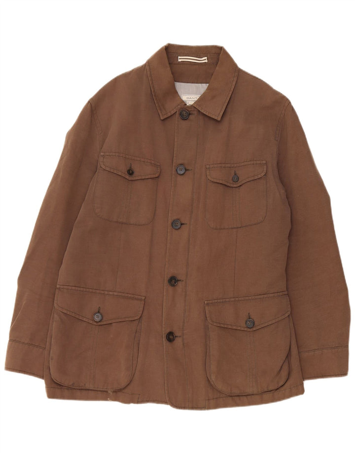Gant Herre Utility Jacket UK 40 Stor brun bomuld