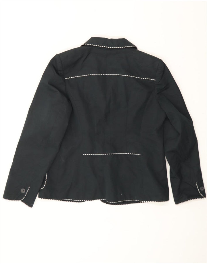 MARINA RINALDI Womens 2 Button Blazer Jacket Size 19 Small Navy Blue Vintage Marina Rinaldi and Second-Hand Marina Rinaldi from Messina Hembry 