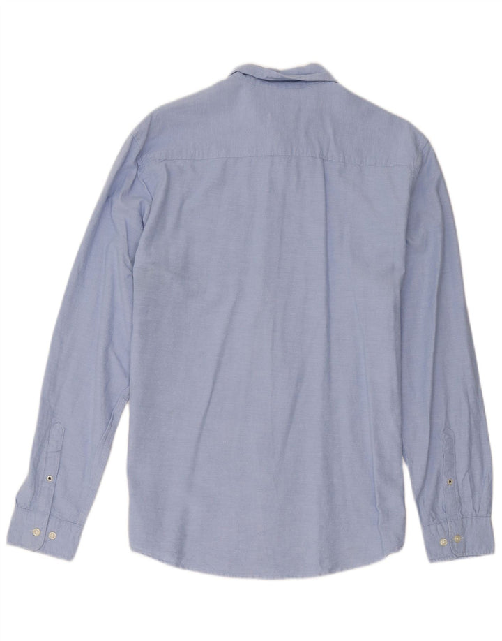 Jack & Jones Herre Slim Fit skjorte Stor blå bomuld