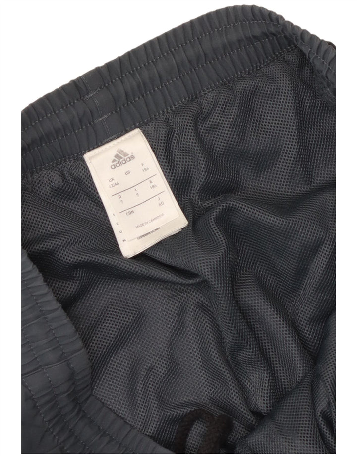 Adidas Træningsdragtsbukser til mænd UK 42/44 Large Grå Polyester