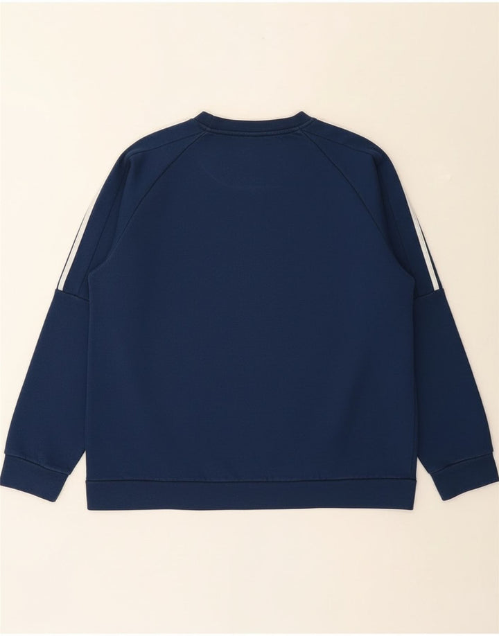 Adidas Sweatshirt til mænd, stor marineblå bomuld