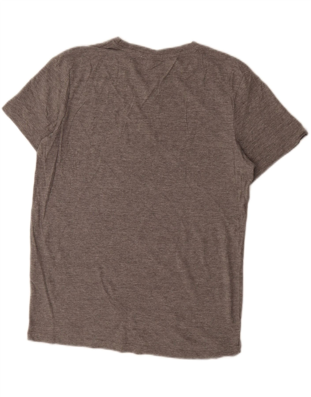 JACK & JONES Herre grafisk T-shirt top mellemgrå bomuld