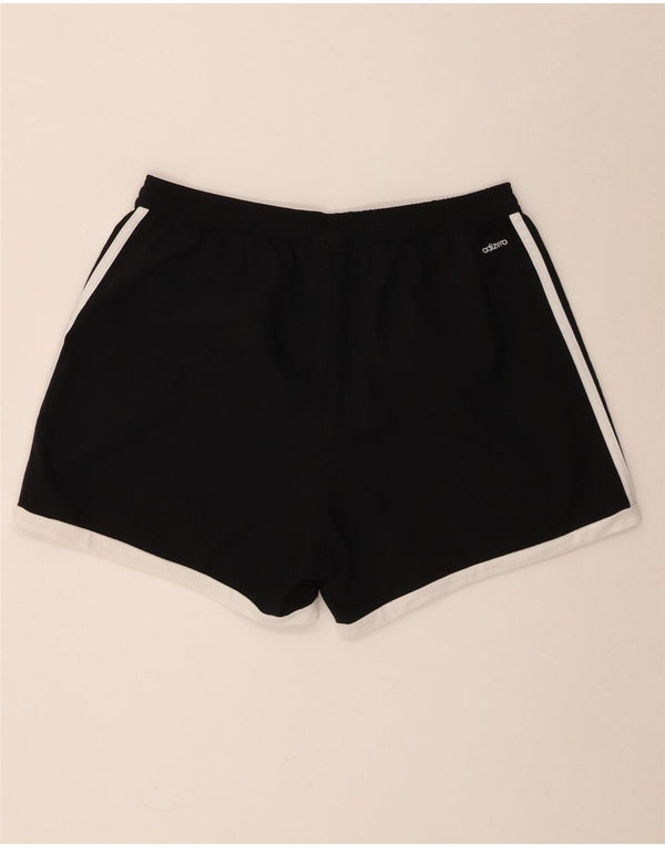 Adidas Womens Climacool Sports Shorts UK 12/14 Medium Black Polyester