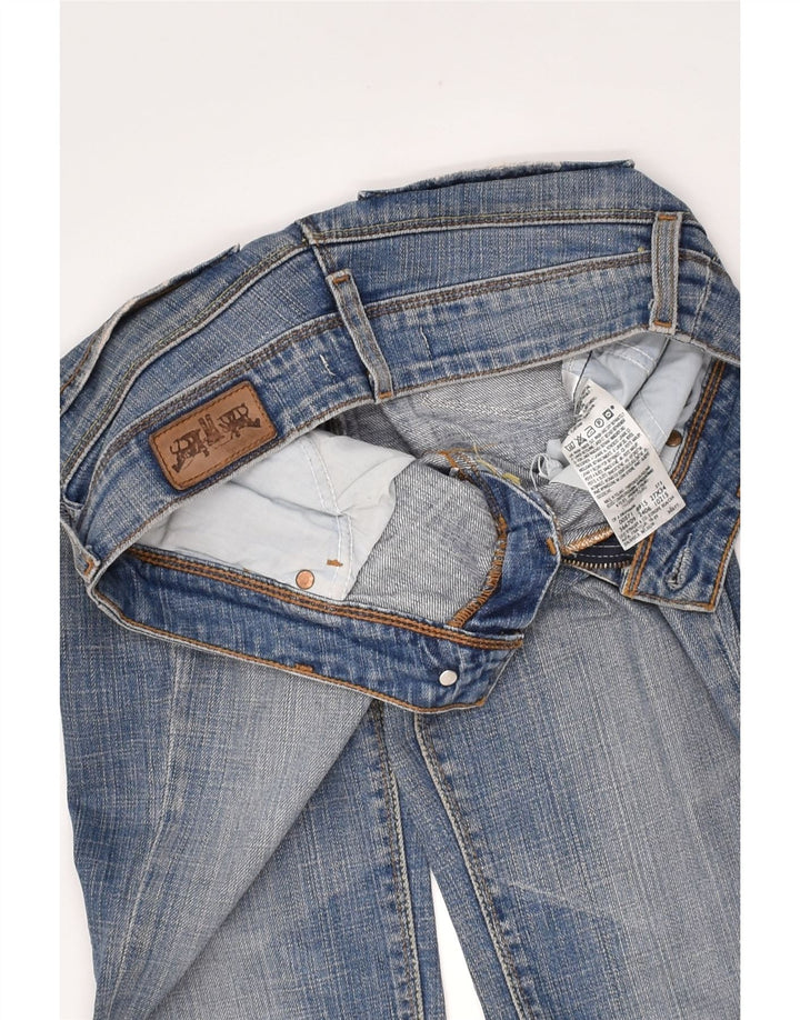 LEVI'S Womens 571 Slim Jeans W27 L34 Blue Cotton | Vintage Levi's | Thrift | Second-Hand Levi's | Used Clothing | Messina Hembry 
