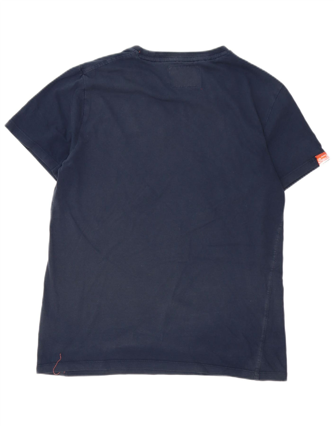 Superdry T-shirt top til mænd, stor marineblå bomuld
