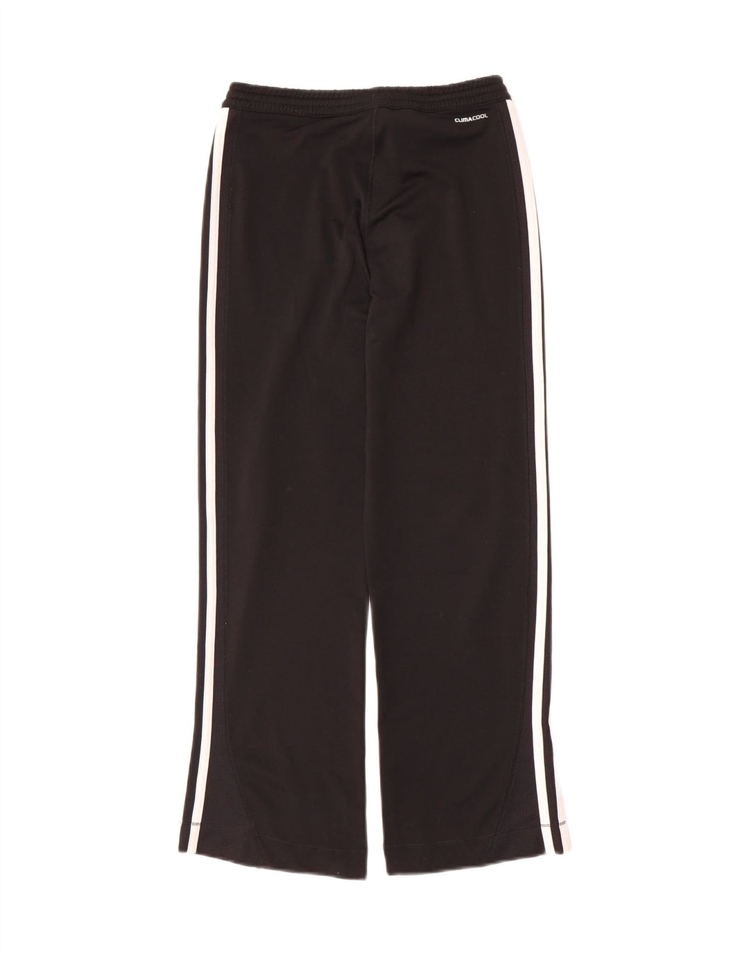 ADIDAS Girls Climacool Tracksuit Trousers 9-10 Years Black Polyester