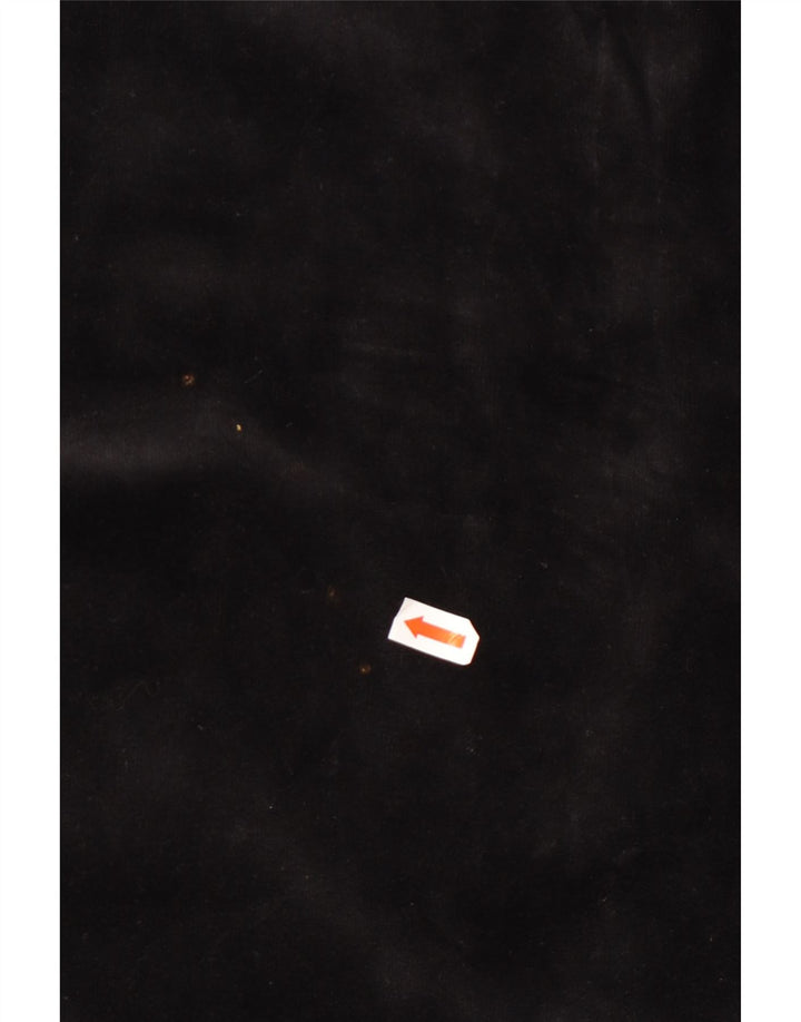 L.L.BEAN Dame Velvet A-line nederdel Medium W28 Sort Bomuld