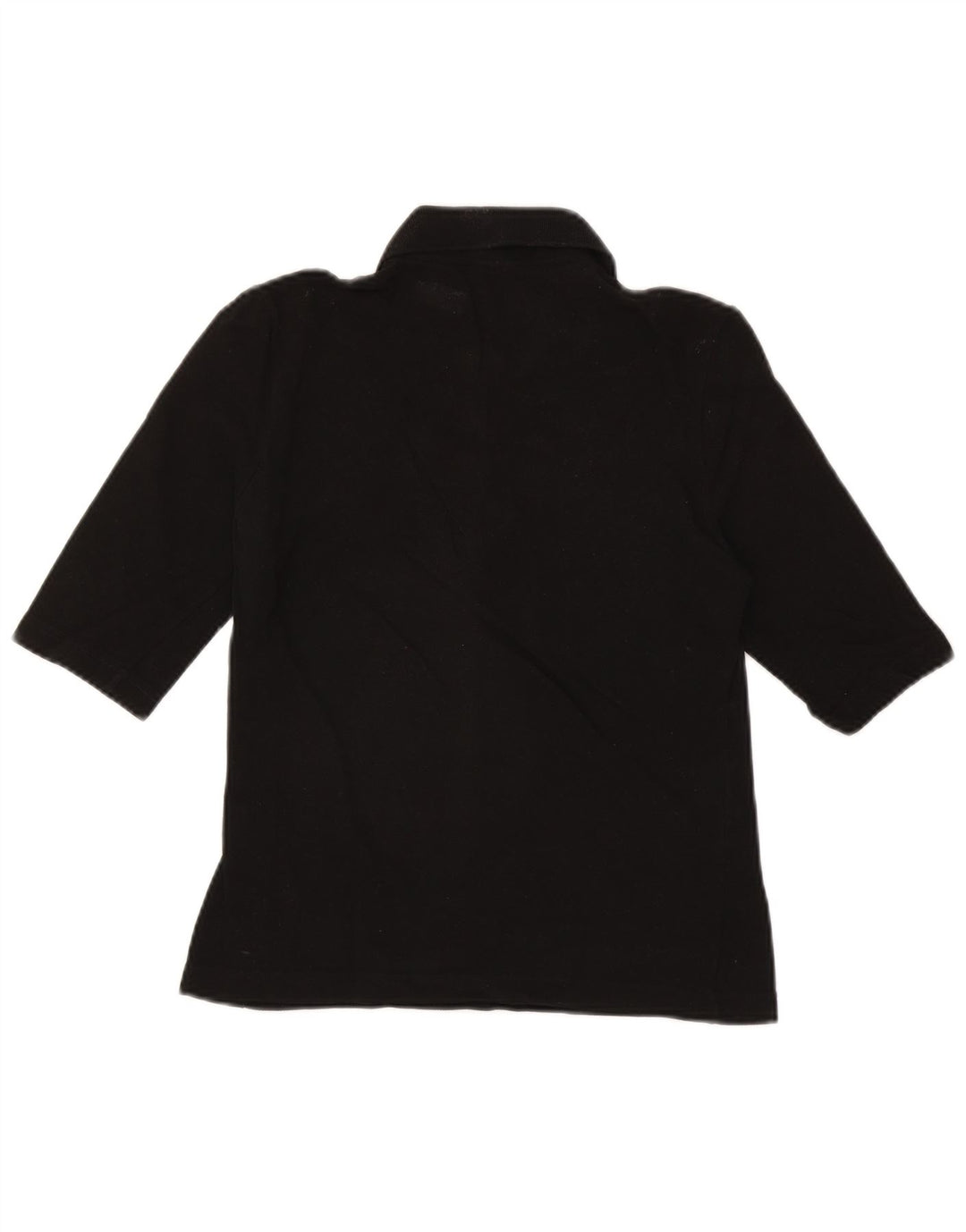 Lacoste Dame Polo Shirt Størrelse 42 Stor Sort Bomuld