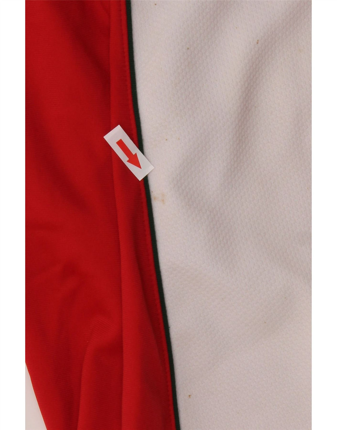 Vintage træningsdragt bukser til kvinder IT 40 Small Red Colourblock Polyester