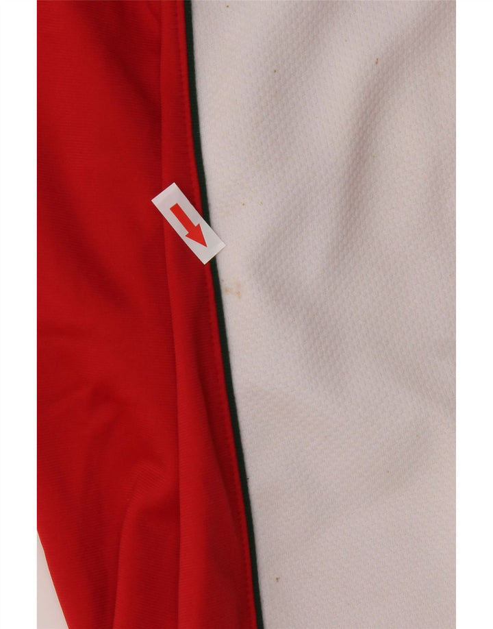 Vintage træningsdragt bukser til kvinder IT 40 Small Red Colourblock Polyester