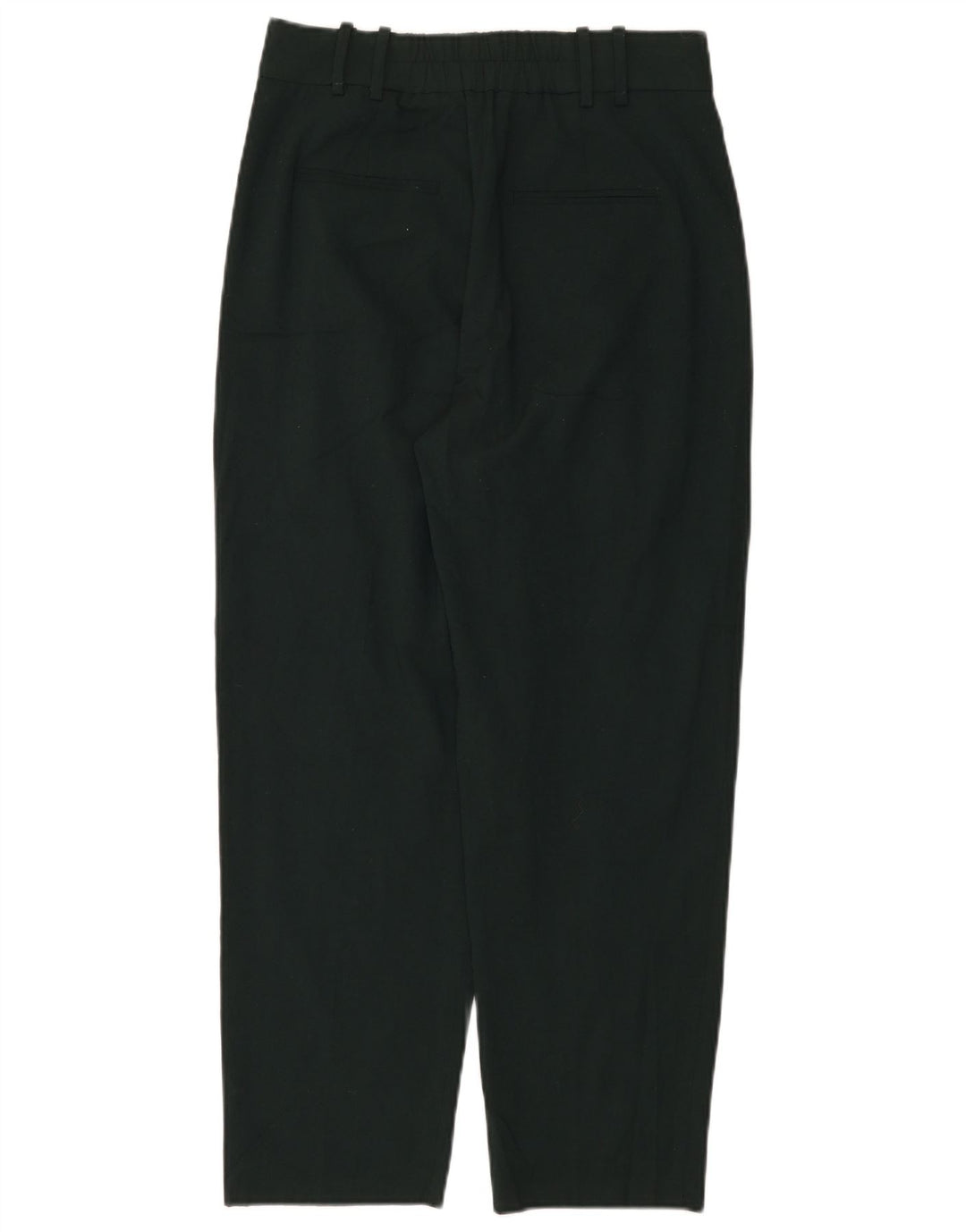 Zara koniske Chinobukser til kvinder Small W25 L25 Grøn polyester