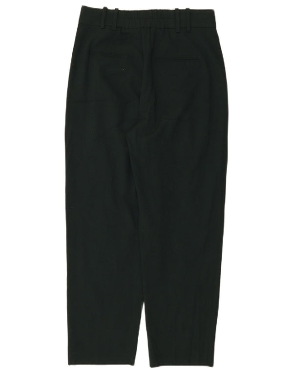 Zara koniske Chinobukser til kvinder Small W25 L25 Grøn polyester