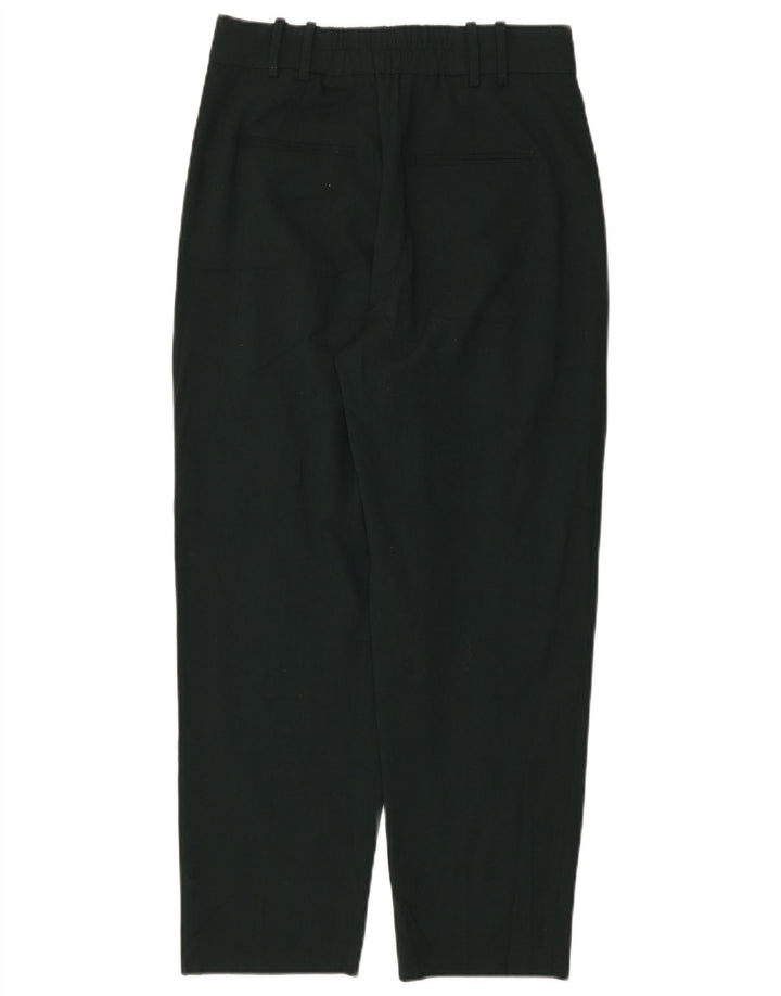 Zara koniske Chinobukser til kvinder Small W25 L25 Grøn polyester