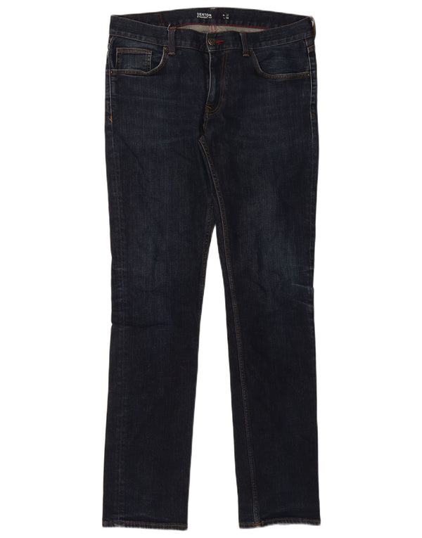 Tommy Hilfiger Herre Denton Straight Jeans W36 L34 Navy Blue