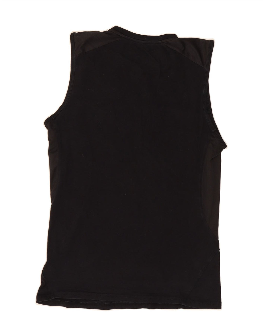 CHAMPION Womens Vest Top UK 12 Medium Black Colourblock Vintage Champion and Second-Hand Champion from Messina Hembry 