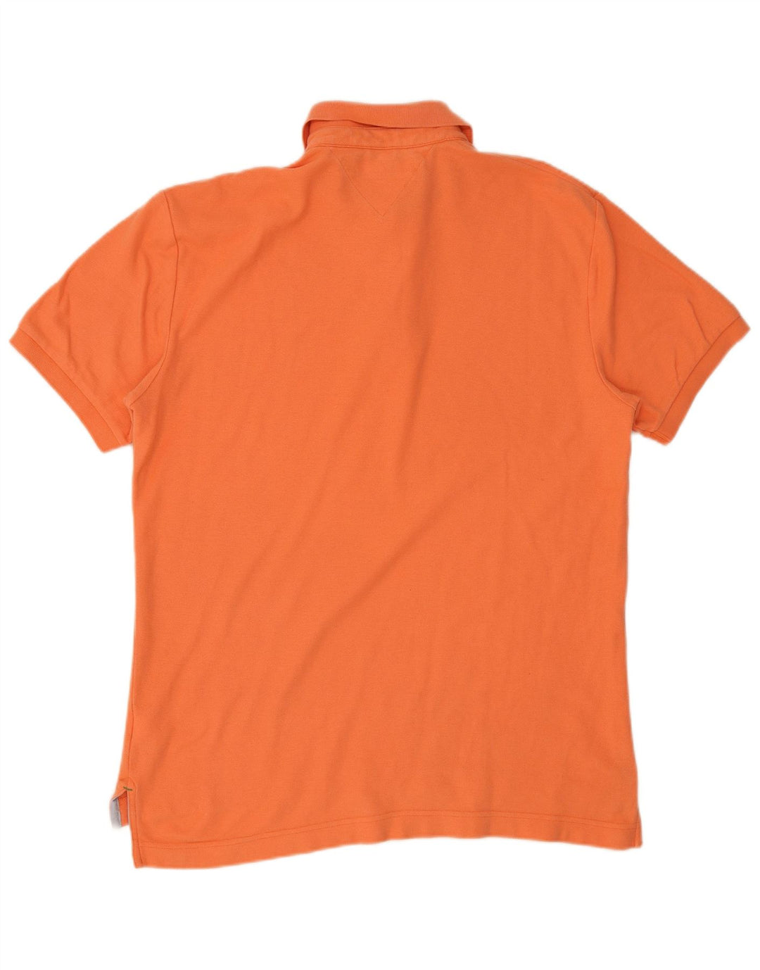 Tommy Hilfiger Herre Polo Shirt Stor Orange Bomuld