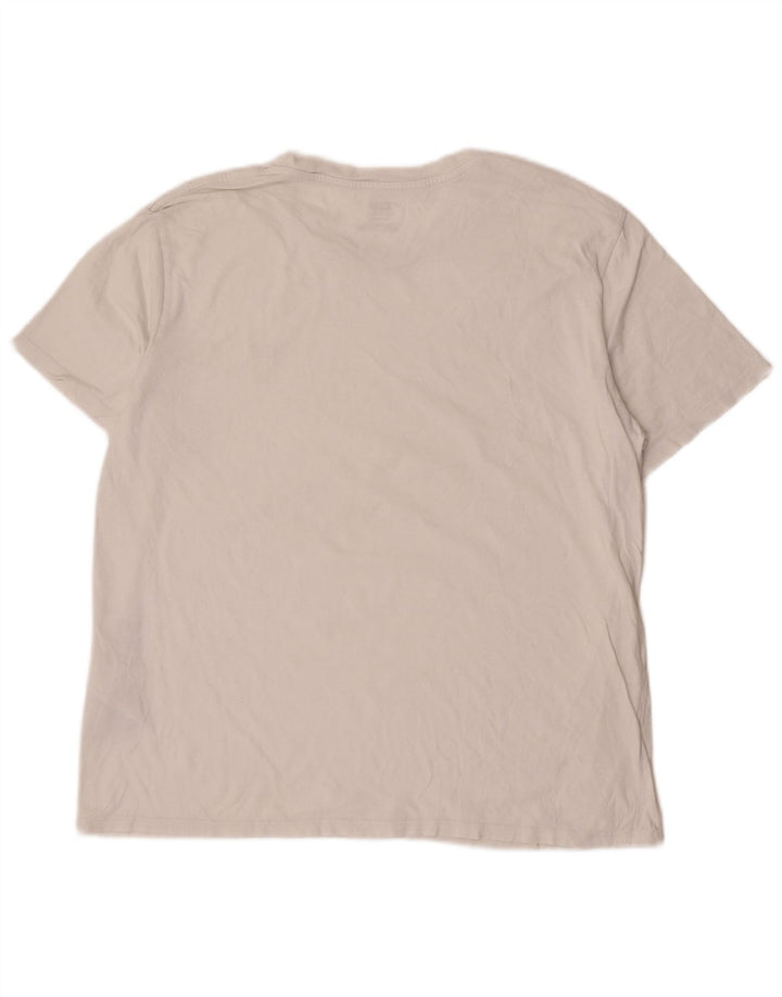 Levi's Herre T-Shirt Top Stor Hvid Bomuld