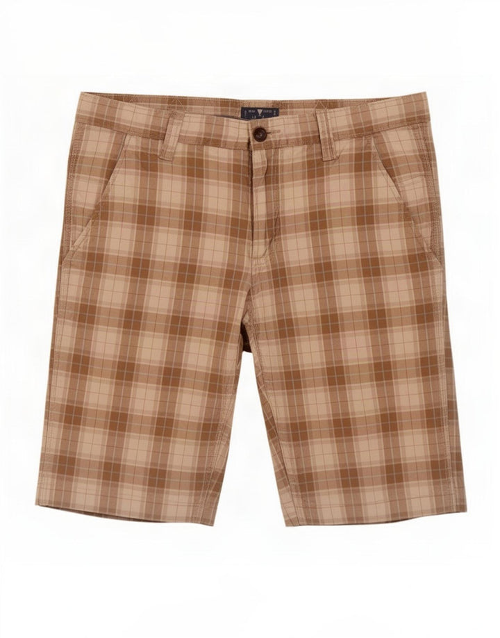 Hurkett Herre Chino Shorts IT 48 Medium W32 Beige Check
